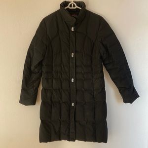 Gallery down mid length coat medium